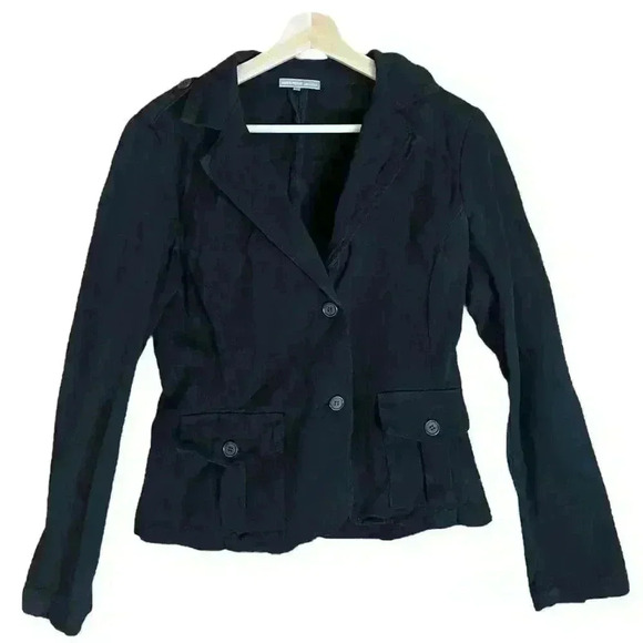 JAMES PERSE BLACK BUTTON UTILITY STYLE JACKET - Picture 1 of 5